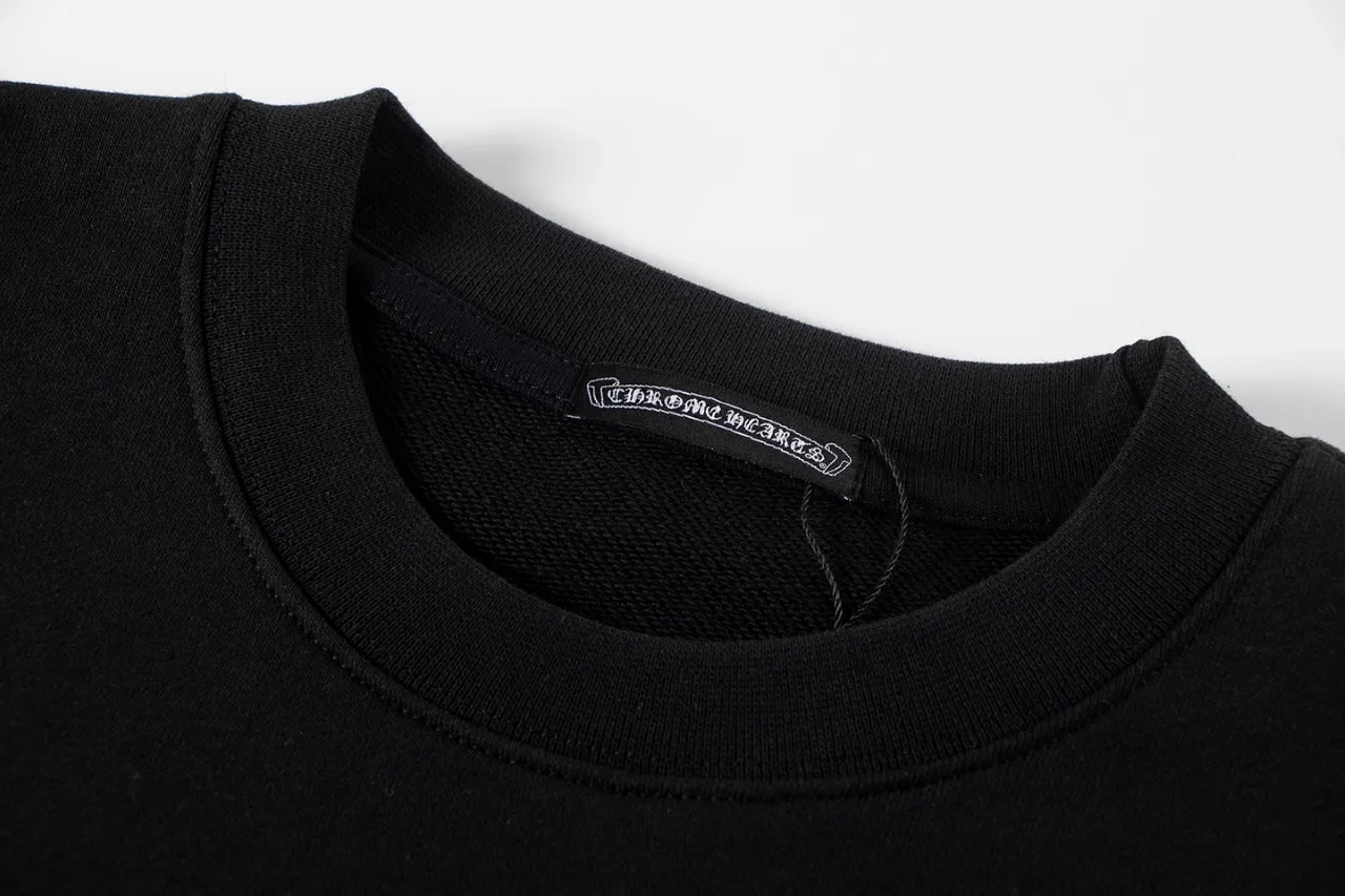 P250 Chrome Hearts Chrome Hearts Cloud Smoke Print Embroidered Sweatshirt Size: S M L XL Color: Black, White